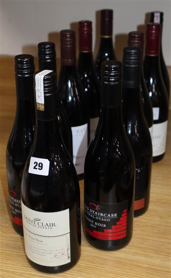 New Zealand Pinot Noir Premium Case: Two bottles of Quartz Reef Pinot Noir - Central Otago 2011, one bottle